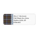 Search for scotland return address labels Tartan