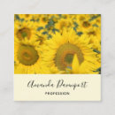 Search for sunflower business cards Floral