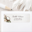 Search for hawaiian floral return address labels Tropical