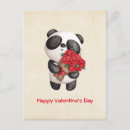 Search for red panda valentines day cards Romance