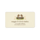 Search for wedding bird return address labels Modern