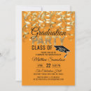 Search for gold graduation invitations High school