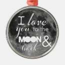 Search for i love you to the moon and back christmas tree decorations Space
