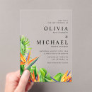 Search for bird of paradise invitations Tropical