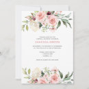 Search for pink rose bridal shower invitations Dusty