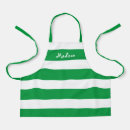 Search for green and white aprons For kids