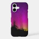 Search for night photo iphone cases Aurora borealis
