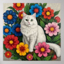 Search for fluffy white posters Floral