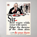 Search for war on waste posters Vintage