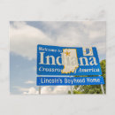 Search for crossroads postcards Indiana