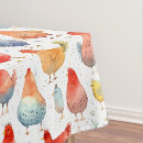 Search for chicken tablecloths Rustic