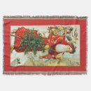 Search for vintage santa blankets Winter