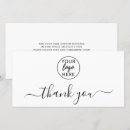 Search for business logo thank you cards Typography