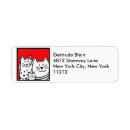 Search for happy cat return address labels Animal