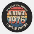 Search for made in 1976 stickers Limited edition
