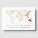 Search for world map guest books Modern
