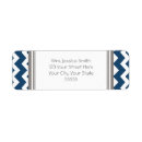 Search for navy chevron return address labels Preppy