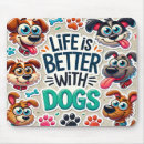 Search for dog illustration mousepads Funny