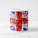 Search for british union jack flag mugs Red