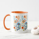 Search for green and orange mugs Trendy