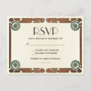 Search for art nouveau wedding postcards Rsvp