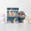 Search for crescent moon wrapping paper Stars