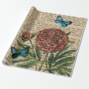 Search for newspaper wrapping paper Decoupage