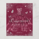 Search for red gown invitations Princess dress gown