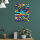 Search for abstract fractals posters Purple
