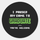 Search for gamer graduation stickers High school