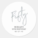 Search for silver 50th birthday stickers Surprise party