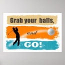 Search for funny golfer posters Humour