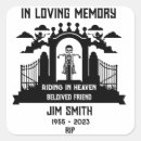 Search for condolence stickers In loving memory