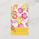 Search for hibiscus flower business cards Blue