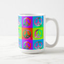 Search for peace sign coffee mugs Hippie