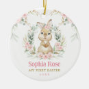 Search for babys first easter christmas tree decorations Bunny