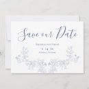 Search for blue floral save the dates Traditional