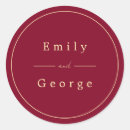 Search for gold formal wedding stickers Typography