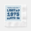 Search for 40th birthday napkins 40 years
