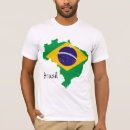 Search for brazil map tshirts Flag