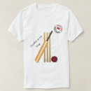 Search for cricket bat and ball tshirts Wicket