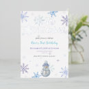Search for winter onederland snowman invitations Girl