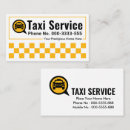 Search for checker taxi business cards Chauffeur