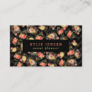 Search for vintage rose business cards Cute