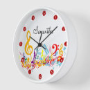 Search for colourful music note art Treble clef