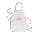 Search for royal crown aprons Pink