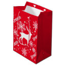 Search for reindeer gift bags Snowflakes