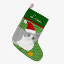 Search for grey cat christmas stockings Kitty