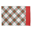 Search for christmas plaid pillowcases Red