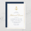 Search for nautical rehearsal dinner invitations Elegant